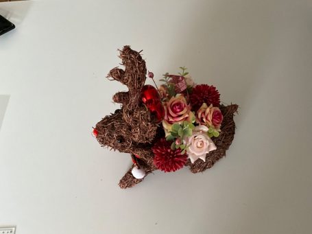 Reindeer flower pot